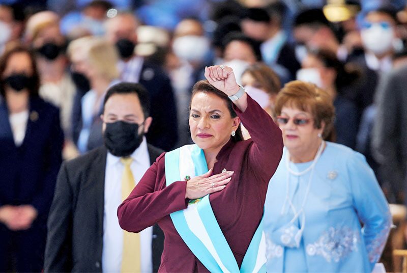 ประธานาธิบดีหญิงฮอนดูรัส