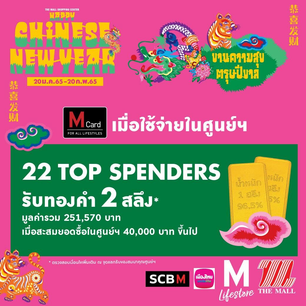 THE MALL HAPPY CHINESE NEW YEAR 2022 JOY LUCK LOVE