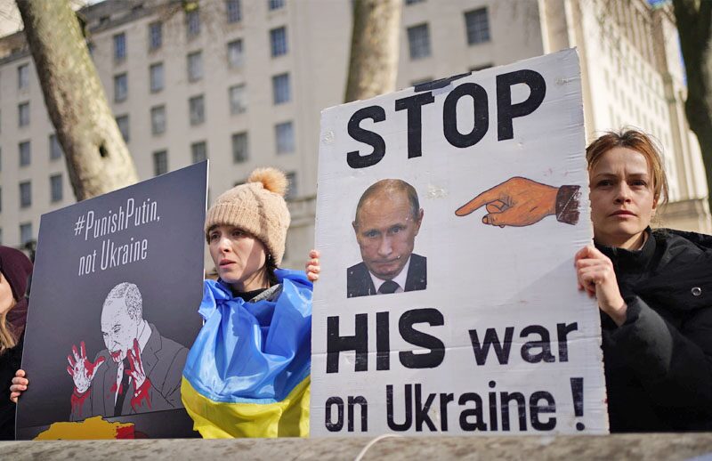 “เคียงข้างยูเครน” ประณามปูติน-จี้หยุดสงคราม