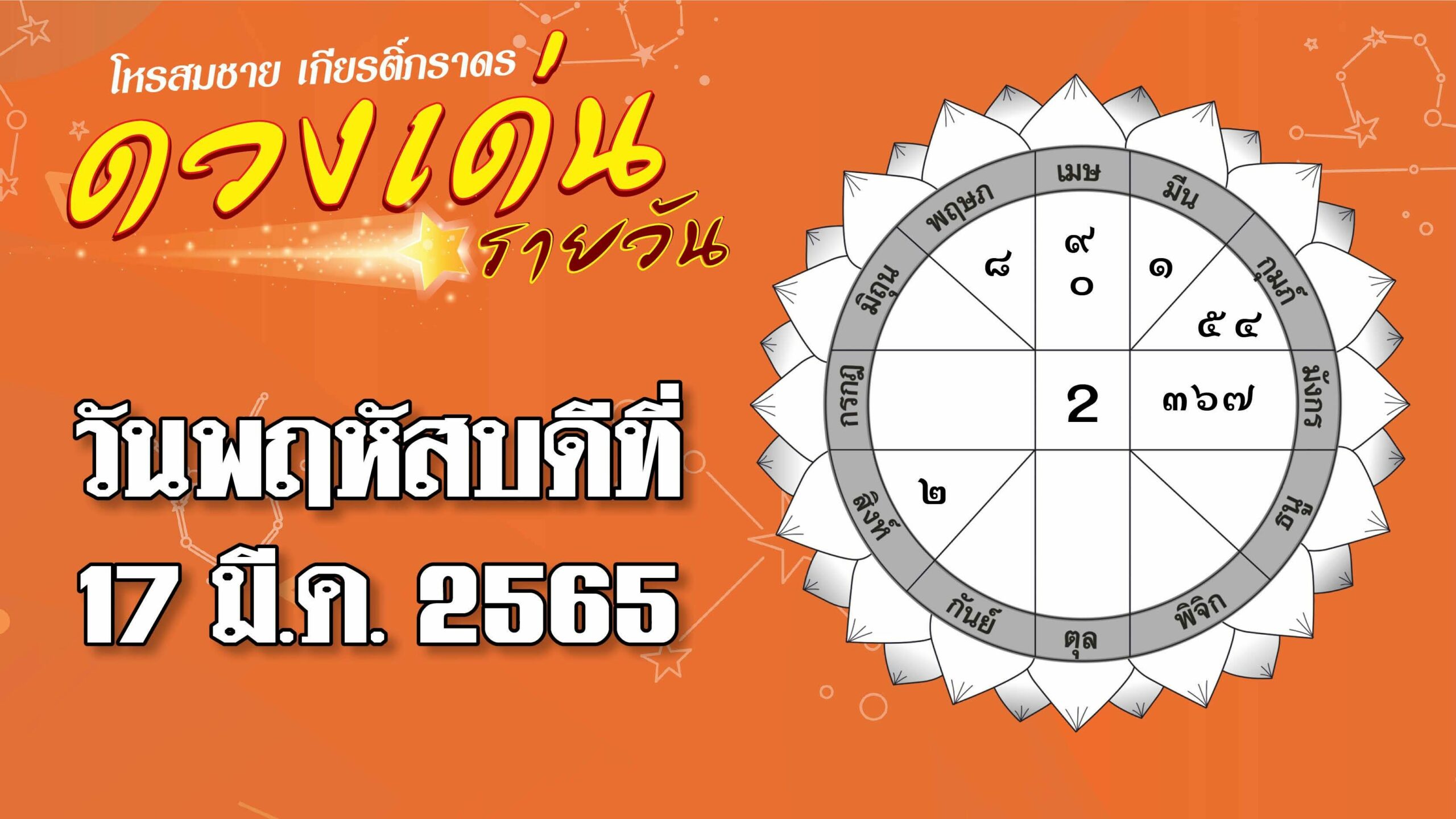 ดวงเด่นรายวัน ราศีใดเสี่ยงโชคเก็งกำไรทำให้ยิ้มออก
