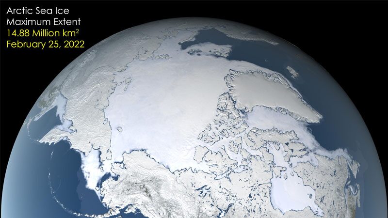 นาซาเผย “น้ำแข็งทะเลอาร์กติก”