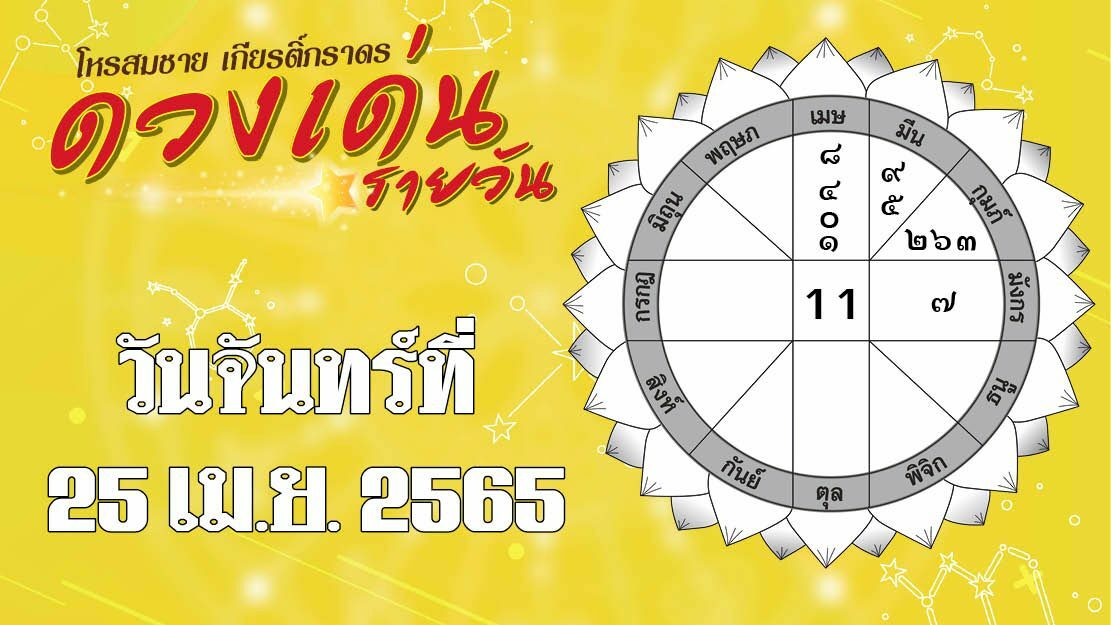 ดวงเด่นรายวัน - ราศีไหนชีวิตเริ่มมีความหวัง ราศีใดได้ลาภจากญาติผู้ใหญ่