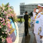 กองทัพไทย จัดพิธีวางพวงมาลา สมเด็จพระนเรศวรมหาราช
