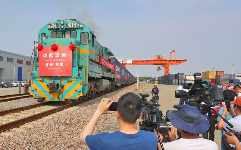 รถไฟสินค้าเส้นทาง “เฉิงตู-เวียดนาม”