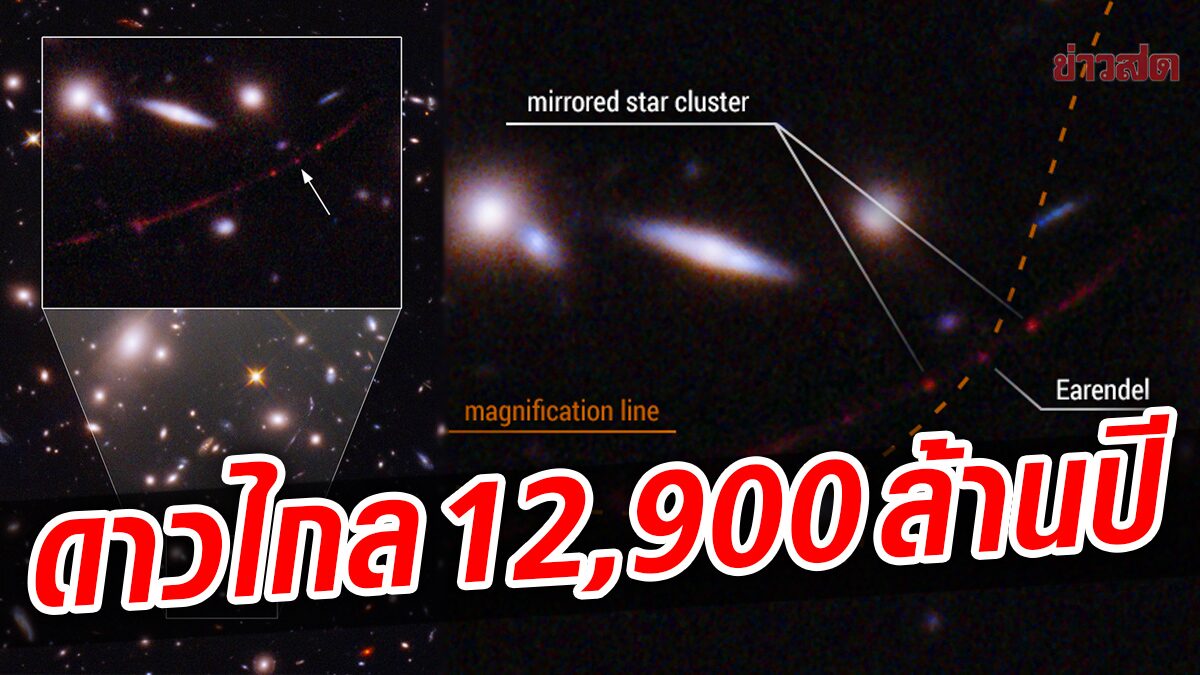 พบดาว “เอเรนเดล” ไกลสุดที่เคยเจอ-แสงต้องใช้เวลา 12,900 ล้านปีกว่าจะถึงโลก