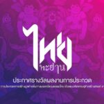 ประกาศผลรางวัลการประกวดผลงานการสร้างมูลค่าเพิ่มทางมรดกวัฒนธรรมไทย ด้วยแนวคิดเศรษฐกิจสร้างสรรค์จากคนรุ่นใหม่ ในโครงการ “ไทยทะยาน”