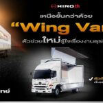 ฮีโน่ เปิดตัวผลิตภัณฑ์ใหม่ HINO 500 VICTOR WING VAN ตอบสนองความรวดเร็วของธุรกิจขนส่งยุคใหม่ พร้อมส่งมอบเดือนพฤษภาคมนี้ !!!!
