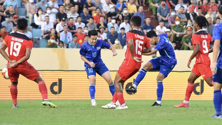 บอลชายไทย ลุ้นเหนื่อย 120 นาทีเฉือนอินโดนีเซียเข้าชิงเหรียญทองทีมแรก