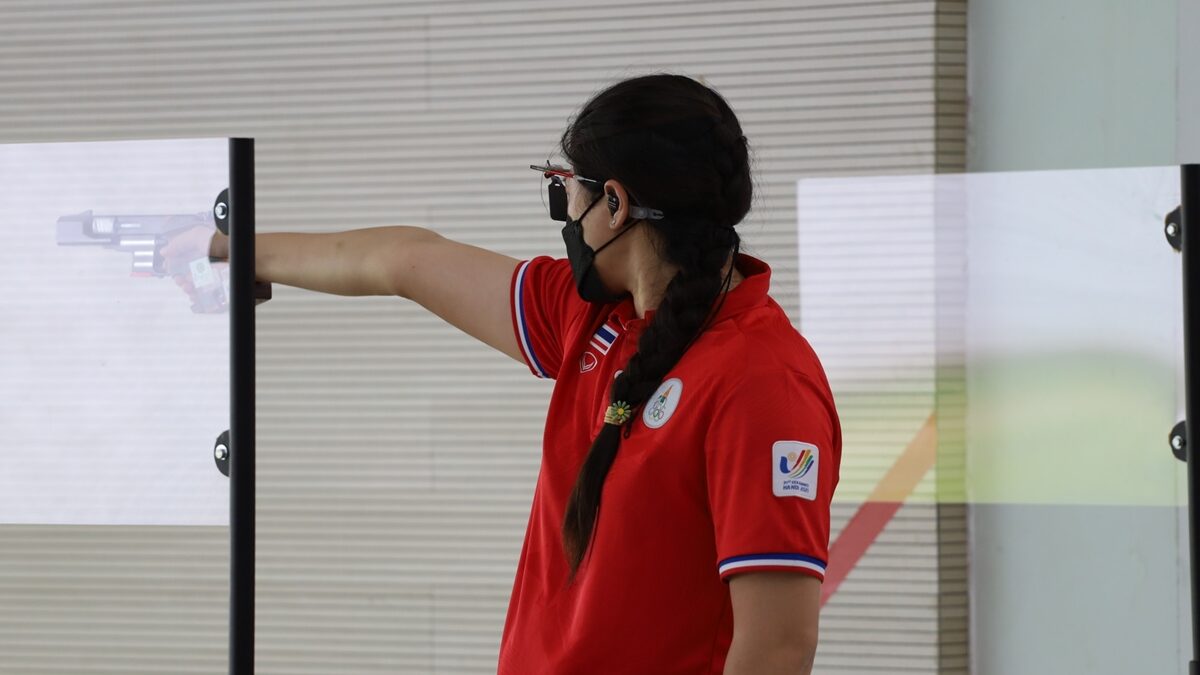 ยิงปืน สาวไทยสู้เต็มที่ เก็บเพิ่มอีก 2 เงิน 1 ทองแดง ในซีเกมส์ 2021