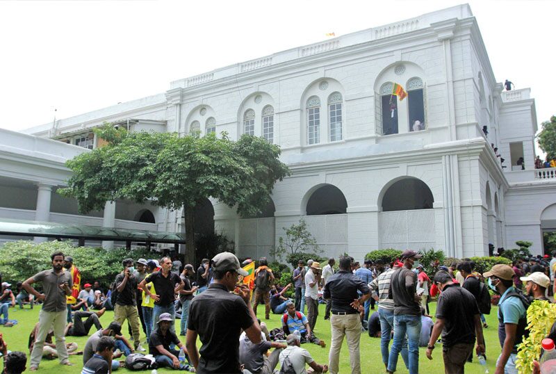 ปธน.ศรีลังกา “หนีม็อบ”