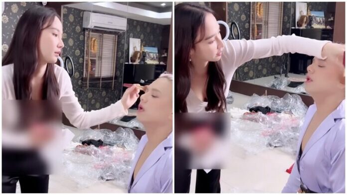 อั้ม พัชราภา ลงมือเอง