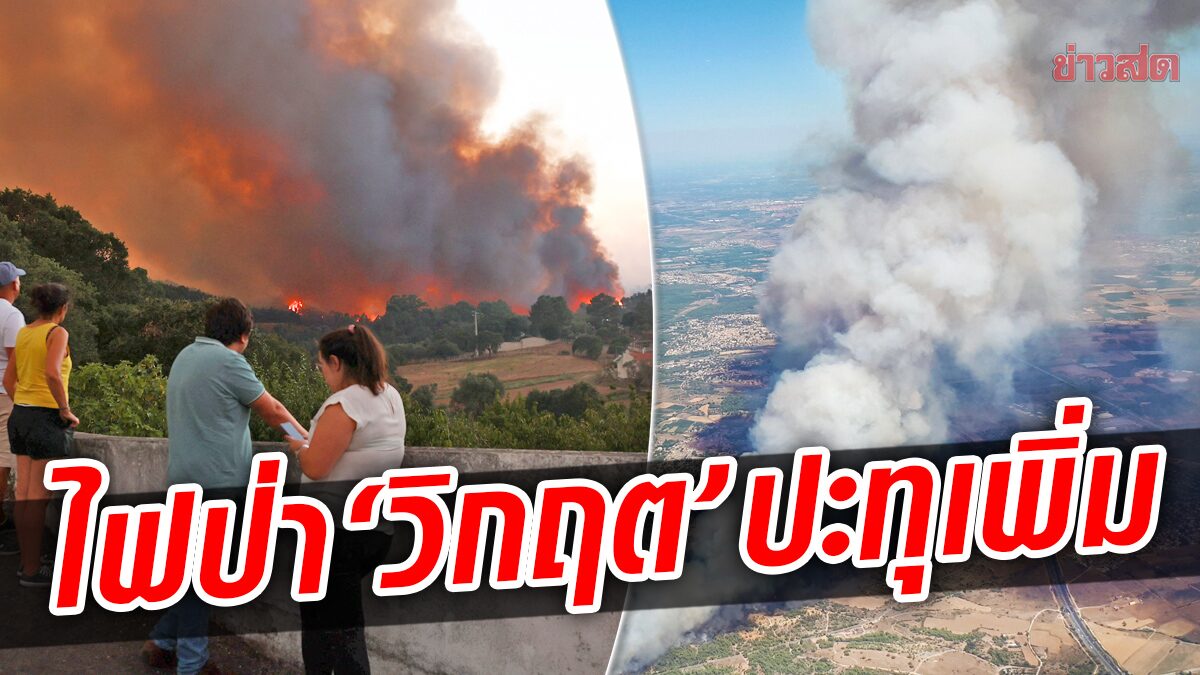 ฝรั่งเศสยังวิกฤต “ไฟป่าปะทุเพิ่ม” โปรตุเกสส่งจนท. 400 นายสู้เพลิงใกล้กรุง!