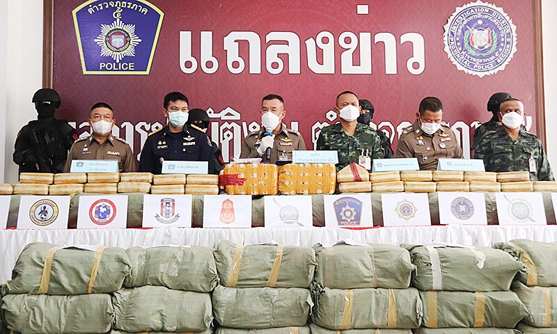 แถลงจับยาบ้า6.4ล้านเม็ด