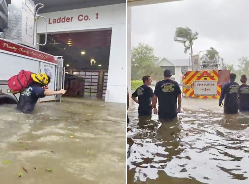 “ฝนตก-ท่วมหนัก” แม้เฮอริเคน “เอียน” ลดกำลังมาอยู่ระดับ 1