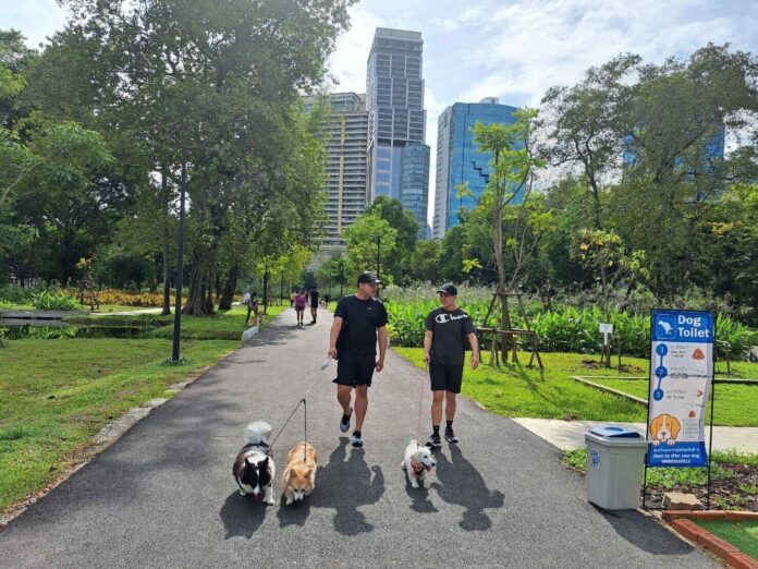 สวนเบญจกิติ เปิดพื้นที่ Dog Park