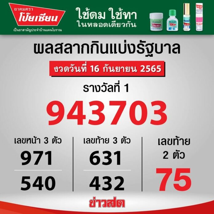 ตรวจหวย