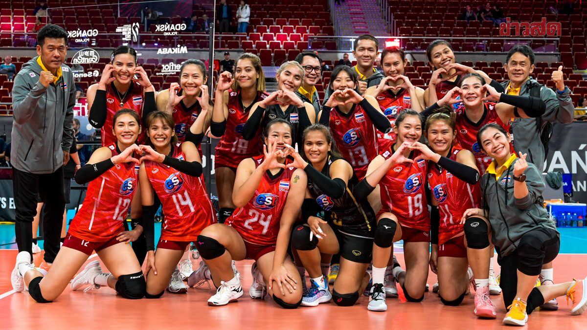 บทสรุป กลุ่ม F ทีมนักตบลูกยางสาวไทย สู้สุดใจจอดแค่