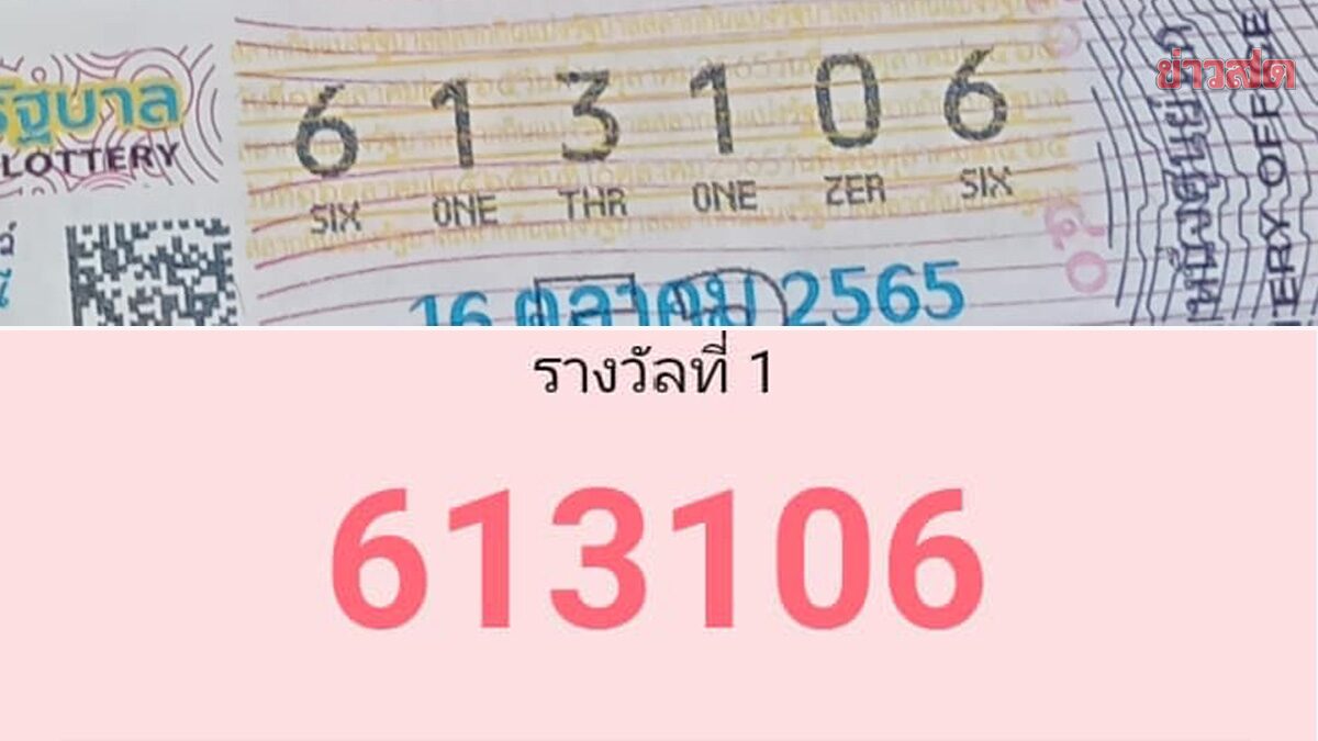 แม่ค้าลอตเตอรี่มือสั่น ถามใช่เลขเดียวกันมั้ย ยินดีลูกค้า ถูกหวยรวย 6 ล้าน