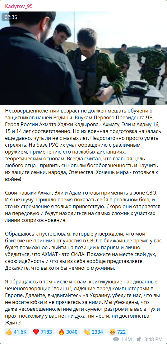 leader of the Chechen Republic