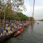 วัดอุทยาน- บางขุนกรอง สืบสานประเพณี ตักบาตรทางน้ำ108รูป คลองบางกอกน้อย