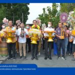 งานทอดกฐินสามัคคีประจำปี 2565 วัดศรีนวล แขวง/เขต หนองแขม กรุงเทพมหานคร สมทบทุนร่วมสร้างศาลาปฏิบัติธรรม