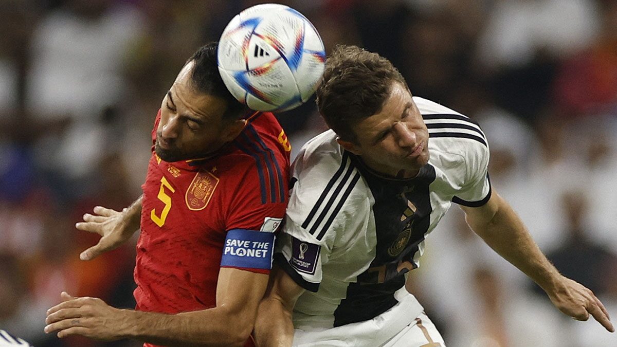 ภาพชุด : ฟุตบอลโลก 2022 สเปน ดวลเยอรมนี เข่นกันไม่ลงเจ๊า 1-1