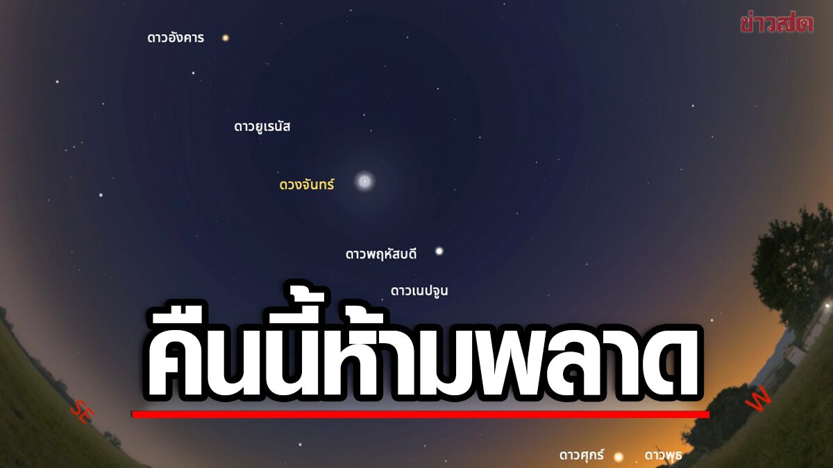 Don't miss this night! Watch the parade of 7 aligned in the sky