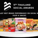 “มาม่า” คว้า 1 ใน  5 แบรนด์ทำผลงานยอดเยี่ยมบนโซเชียลมีเดียกับรางวัล Best Brand Performance On Social Media สาขา Food & Snacks