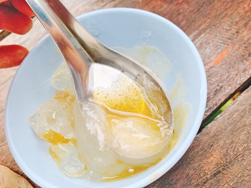 หรอยแรง ขนมหวานเกาะลิบง-แป้งเหนียวหนึบนุ่มใส