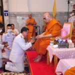 มท. ร่วมกับวัดโสธรวรารามฯ จัดพิธีเจริญพระพุทธมนต์ ธัมมจักกัปปวัตตนสูตร ถวายเป็นพุทธบูชาองค์หลวงพ่อโสธร เพื่อน้อมถวายเป็นพระราชกุศลแด่กรมสมเด็จพระเทพฯ