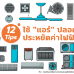 12 Tips ใช้แอร์ ปลอดภัย ประหยัดค่าไฟฟ้า 