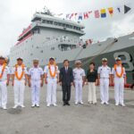 โรงเรียนนายเรือ ต้อนรับเรือ QI JIGUANG ฝึกภาคนักเรียนนายเรือ กองทัพเรือจีน