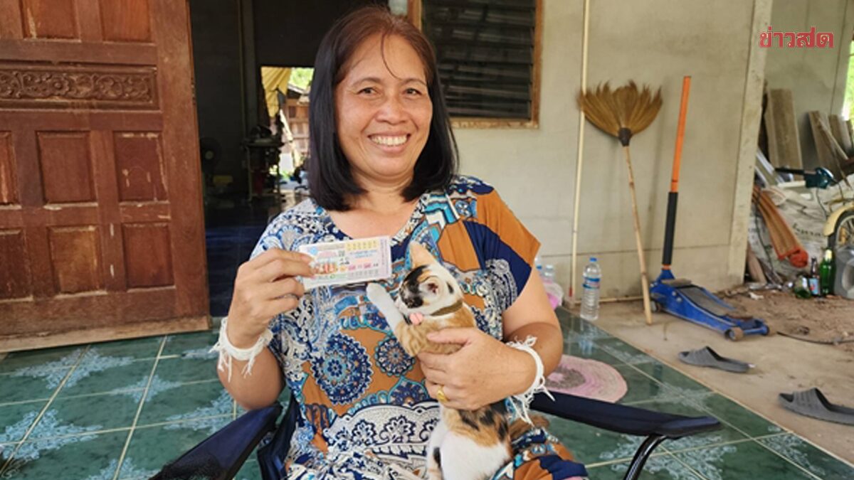 เพิ่งนำมาเลี้ยงได้2เดือน น้องเหมียว ให้โชคถูกเต็มๆ รวย6ล้าน เปิดที่มาหวย