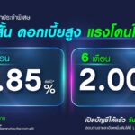 LH Bank ออกแคมเปญเงินฝากประจำพิเศษ 6 เดือน รับดอกเบี้ยสูง 2.00%  และ 3 เดือน ดอกเบี้ย 1.85% ชูออมสั้นรับดอกสูง
