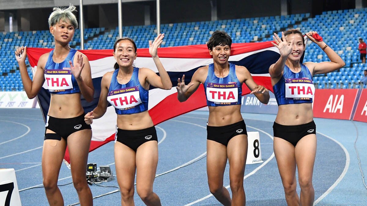 ภาพชุด : ทัพนักกีฬาไทย ทำเหรียญทองเพิ่ม วอลเลย์หญิงตบฉลุย ซีเกมส์ 2023