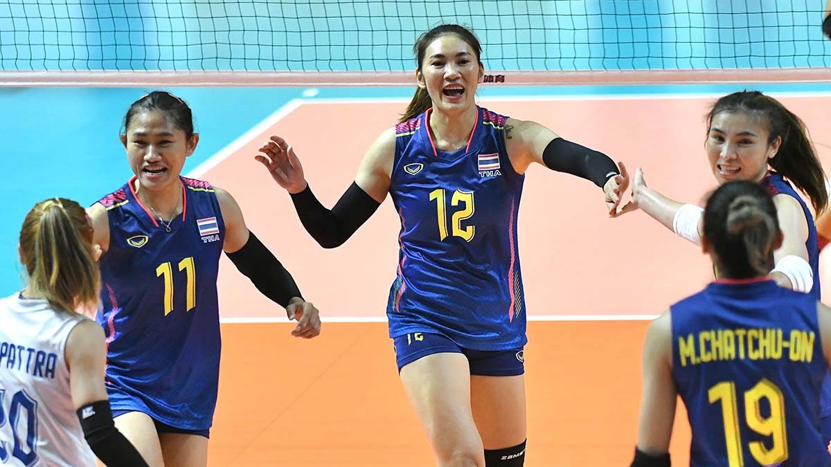 ภาพชุด : วอลเลย์บอลสาวไทย ประเดิมอัดอินโดฯ คีริน คว้าทองที่สอง