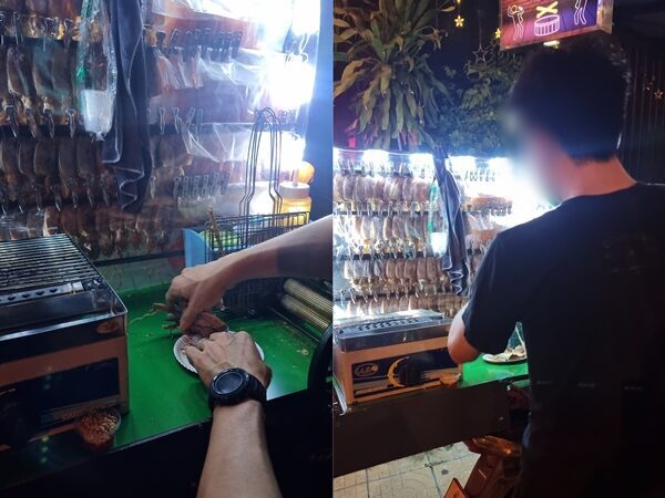 ก๊วน พ่อค้าปลาหมึกบด ชาวเวียดนาม เผ่นหนีออกนอกพื้นที่ จ.นนทบุรี หลังหลุดแฉ ส่วยสติ๊กเกอร์