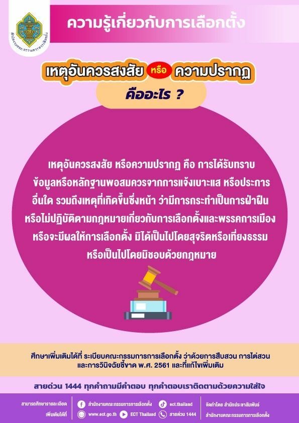 กกต. โดนรุมกระหน่ำโทรสายด่วน ถามเมื่อไหร่รับรองส.ส. ผุดทำอินโฟกราฟิกแจง