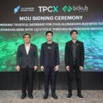 ลงนาม MOU โครงการร่วมพัฒนาระบบฐานข้อมูล
