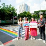 TOA ร่วมฉลอง Pride Month ด้วยสีสันแห่งความหลากหลาย  เนรมิตทางม้าลายสีรุ้ง เชื่อมต่อทุกพื้นที่ @สามย่านมิตรทาวน์