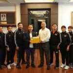 นักกีฬาเทเบิลเทนนิสคนพิการทีมชาติ ชุดเตรียมพาราลิมปิก เข้าพบ จเรตำรวจแห่งชาติ
