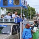 ชวน นำทัพ ปชป. ช่วยหาเสียง อ้อนขอคะแนนแม่ค้าตลาดแกลง เลือก หมอบัญญัติ