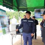 จเร กอ.รมน. ลงใต้ตรวจเยี่ยม ติดตามโครงการก่อสร้างผนังเขื่อนป้องกันตลิ่ง