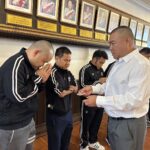 นักกีฬาเทเบิลเทนนิสคนพิการทีมชาติ ชุดเตรียมพาราลิมปิก เข้าพบ จเรตำรวจแห่งชาติ