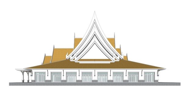 ชาวบ้านแห่ร่วมพิธีตอกเสาเข็ม สร้างอาคารปฏิบัติธรรม ส่องเลขเด็ด ศาลอาม่า หลังเคยให้โชคถูกหวยกันทั้งหมู่บ้าน