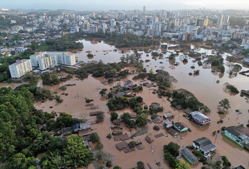 บราซิลอ่วม “พายุไซโคลน” ฝนกระหน่ำ-น้ำท่วม-ดินถล่ม สังเวยพุ่ง 40 ศพ!