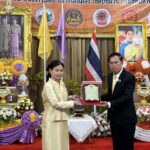 พระครูประพัฒน์เขมคุณ เจ้าอาวาสวัดดวงแข เป็นประธานฝ่ายสงฆ์ร่วมพิธีเจริญพระพุทธมนต์