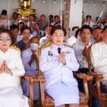 ปลัดกระทรวงวัฒนธรรมร่วมพิธียกช่อดอกไม้ทองคำ
