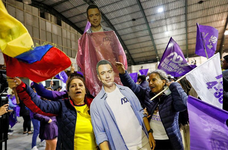นักธุรกิจหนุ่มวัย 35 ปี ชนะเลือกตั้งรอบ 2 นั่งประธานาธิบดีเอกวาดอร์ “อายุน้อยสุด”