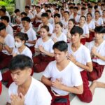 พล.อ.อ.สถิตย์พงษ์ ประธาน พิธีบวงสรวงสักการะสิ่งศักดิ์สิทธิ์ ก่อนแสดงโขน 'กุมภกรรณทดน้ำ'